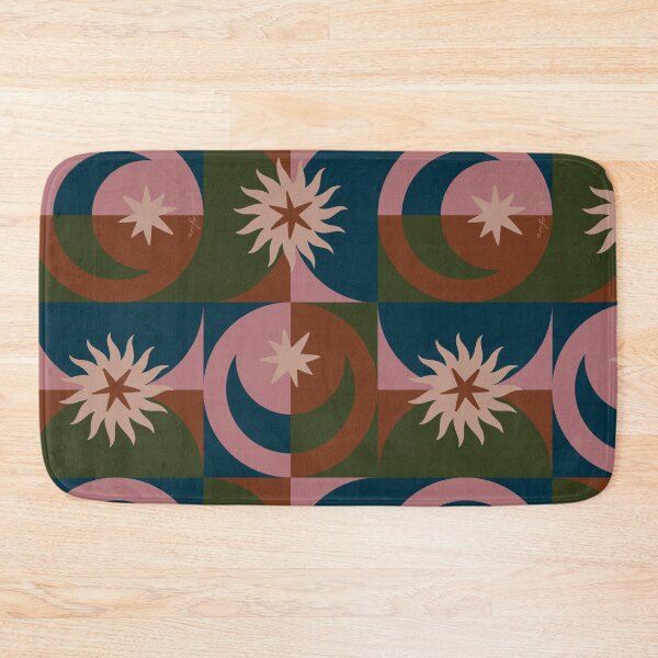 Item preview, Abstract Geometric Floral Pattern | Mid Century Modern Boho Wall Art designed and sold by prikanashiro.