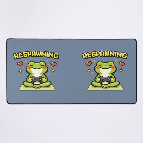 Item preview, Respawning Gamer Frog – Cute Cozy Gaming Controller Design designed and sold by  Artistry in Motion by MADsrecreation.