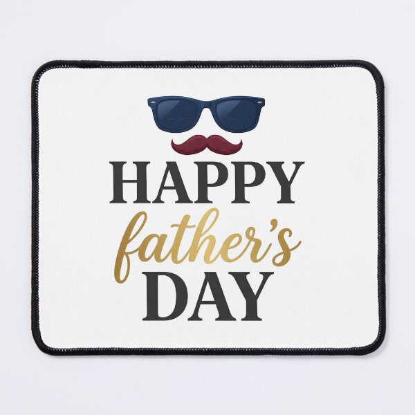 Item preview, Cool Retro Sunglasses & Mustache Happy Father's Day Graphic – Unique Gift for Dad designed and sold by SideKickCreates.