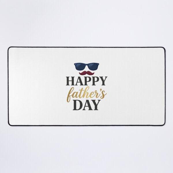 Item preview, Cool Retro Sunglasses & Mustache Happy Father's Day Graphic – Unique Gift for Dad designed and sold by SideKickCreates.