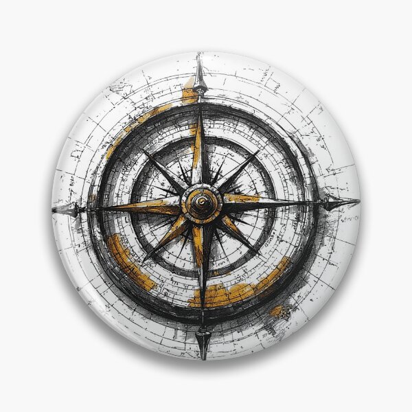 Item preview, Vintage Compass Rose Navigation Art Adventure Travel Gift designed and sold by alizye.