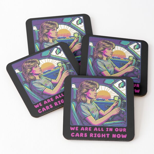 Item preview,  We are all in our cars right now  designed and sold by TeeARTHY.