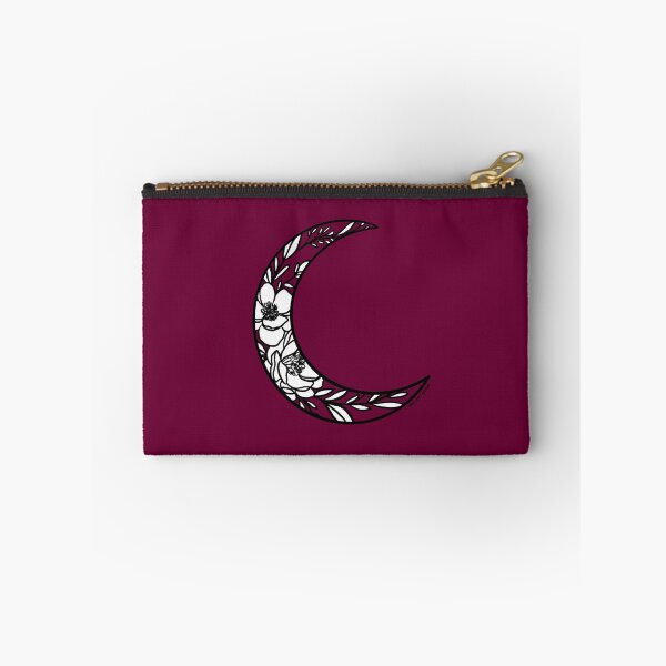 Item preview, Burgundy - A Little Witchy Magnolia Moon - Black and white -  By Bree Craft Designs designed and sold by breecraftdesigns.