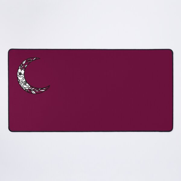 Item preview, Burgundy - A Little Witchy Magnolia Moon - Black and white - By Bree Craft Designs designed and sold by breezecrafty23.