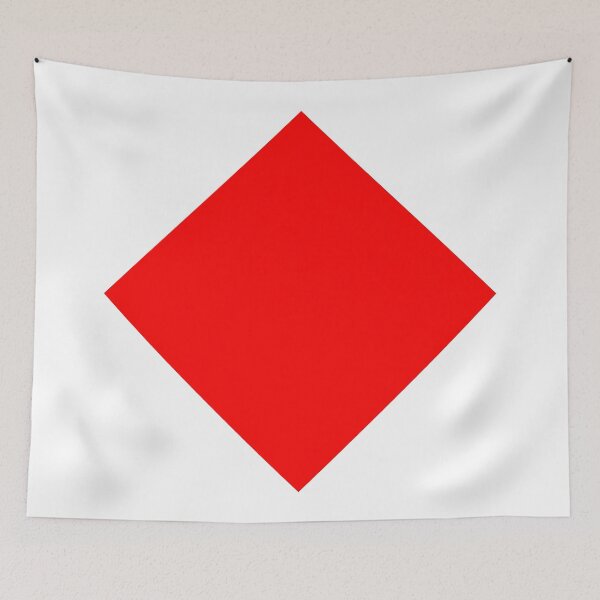 Item preview, Foxtrot Maritime Signal Flag - Phonetic Alphabet designed and sold by AnnSign.