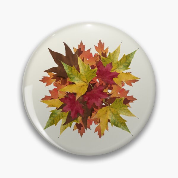 Item preview, Autumn collage with maple and oak leaves designed and sold by mariya-ivanova.