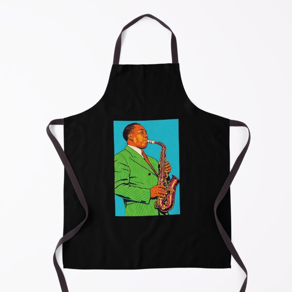 Item preview, Retro Charlie Parker Pop‑Art Jazz Illustration designed and sold by Analog Aura .