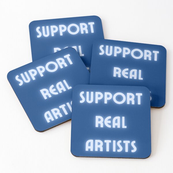 Item preview, Support Real Artists designed and sold by Spring Things.