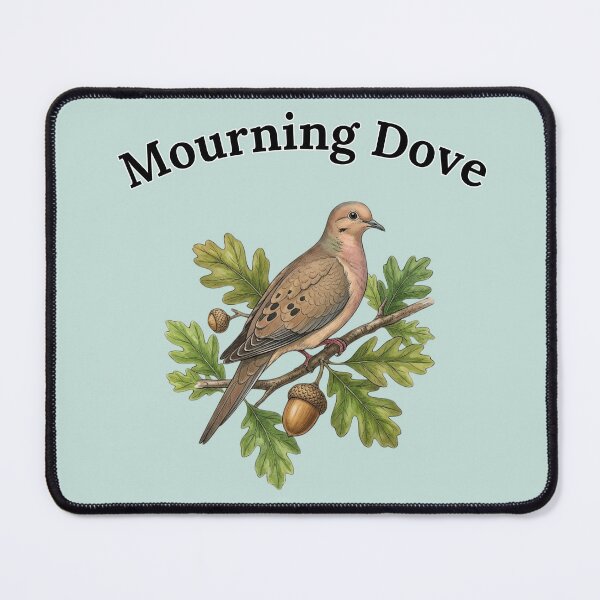 Item preview, Mourning Dove Vintage Botanical Bird Illustration designed and sold by Go Karillo.