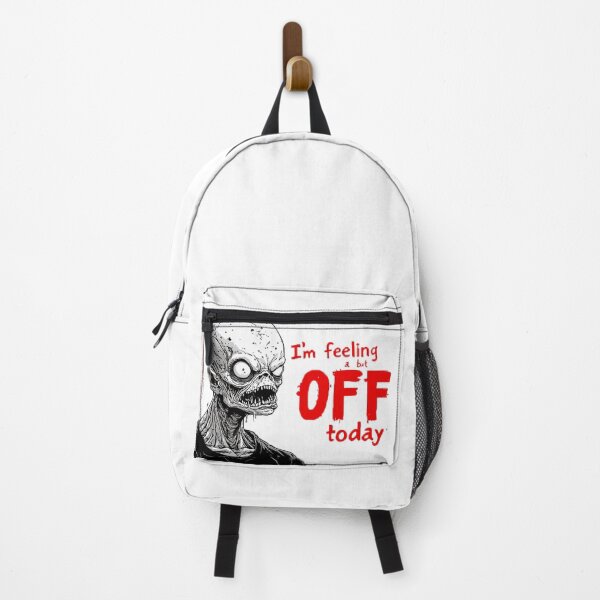 Item preview, I'm Feeling a Bit Off Today Zombie Horror Art designed and sold by ChaoticZenStudio.