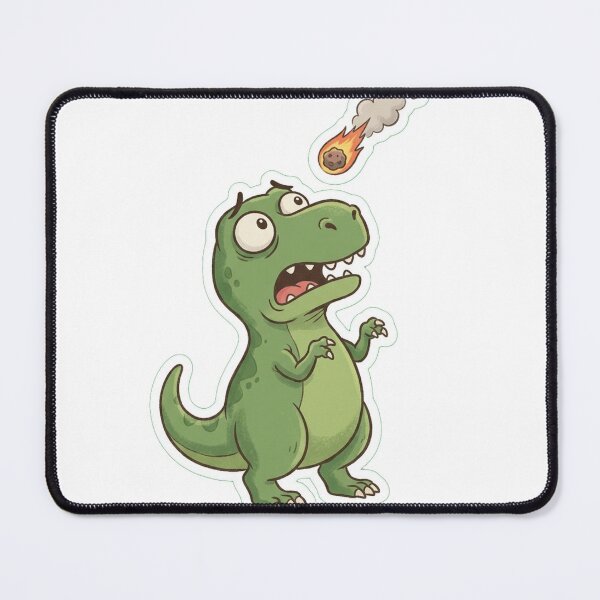 Item preview, Anxious Dino and Meteor designed and sold by YNAMREG.