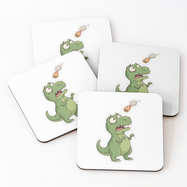 Item preview, Anxious Dino and Meteor designed and sold by YNAMREG.