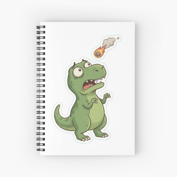Item preview, Anxious Dino and Meteor designed and sold by YNAMREG.