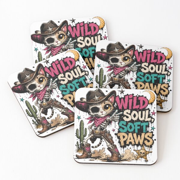 Item preview, Born To Roam Skeleton Cowboy | Cute Western Graffiti Skull designed and sold by Tinosshop.