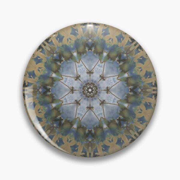 Item preview, Autumn Floral Leaves Nature Kaleidoscope Mandala designed and sold by haunguyencong.