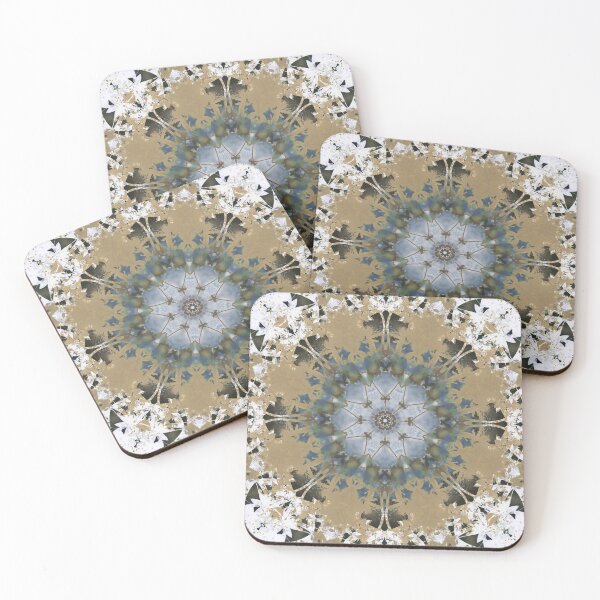 Item preview, Autumn Floral Leaves Nature Kaleidoscope Mandala designed and sold by haunguyencong.