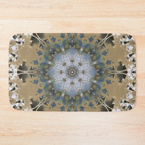 Item preview, Autumn Floral Leaves Nature Kaleidoscope Mandala designed and sold by haunguyencong.