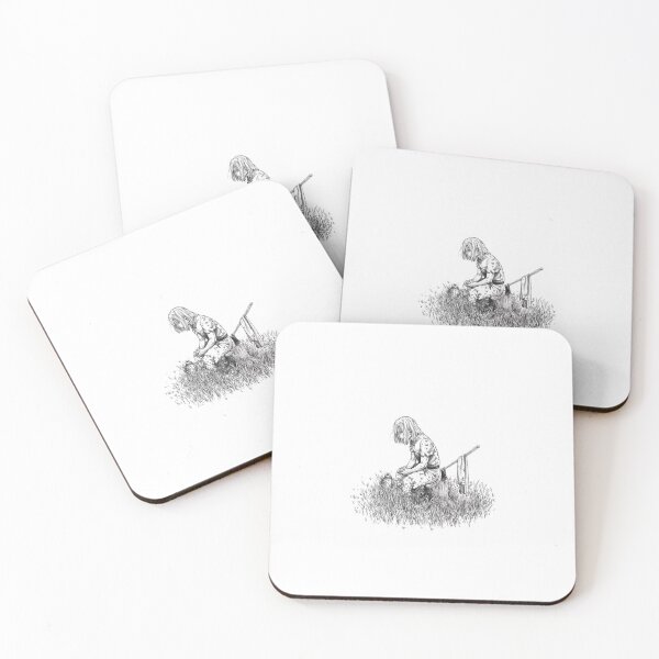 Item preview, The Broken Child - Kneeling Alone In The Grass   designed and sold by Mrdonut-ARt.