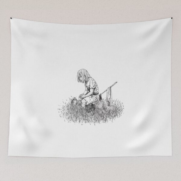 Item preview, The Broken Child - Kneeling Alone In The Grass   designed and sold by Mrdonut-ARt.