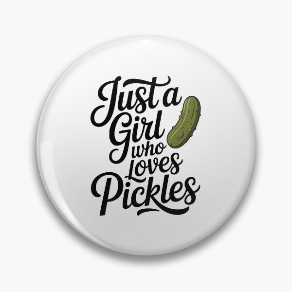 Item preview, Just a Girl Who Loves Pickles designed and sold by jkrphoto.