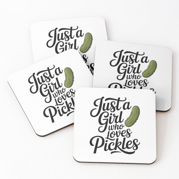 Item preview, Just a Girl Who Loves Pickles designed and sold by jkrphoto.