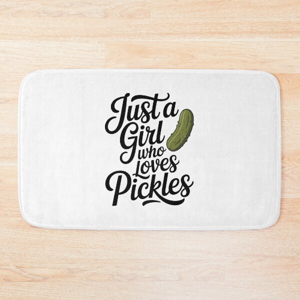 Item preview, Just a Girl Who Loves Pickles designed and sold by jkrphoto.