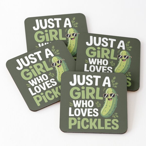 Item preview, Just a Girl Who Loves Pickles designed and sold by jkrphoto.
