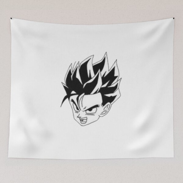 Item preview, The Young Half-Saiyan Warrior - Confident Head Portrait    designed and sold by Mrdonut-ARt.