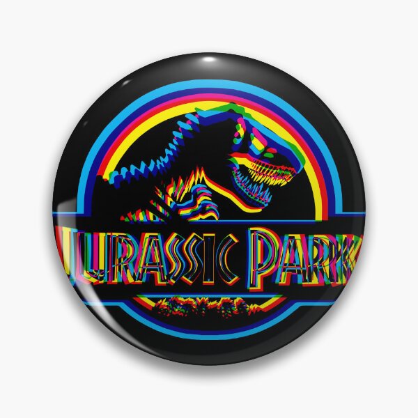 Item preview, Jurassic Park CMYK Neon 2 designed and sold by animinimal.