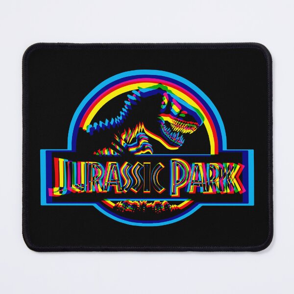 Item preview, Jurassic Park CMYK Neon 2 designed and sold by animinimal.