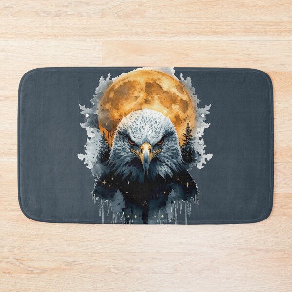Item preview, 2. Moon Eagle | Celestial Wildlife Watercolor designed and sold by Biedroneczka.