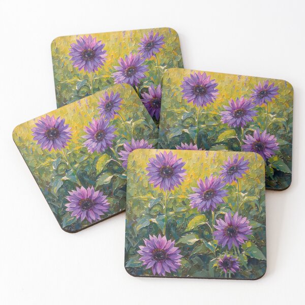 Item preview, Purple Sunflowers designed and sold by Pinkgnomie.