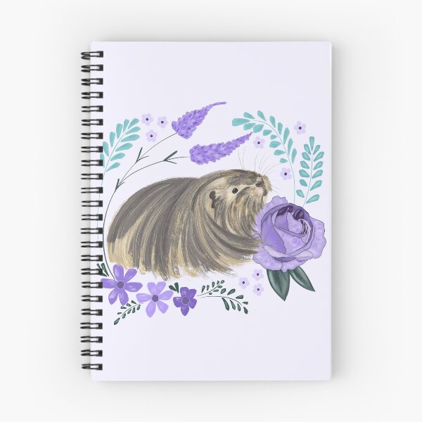 Item preview, Guinea pig with flowers  designed and sold by BlossomandIvy.