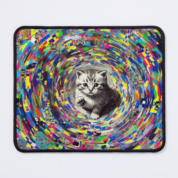 Item preview, Cute Gray Kitten in Big Data designed and sold by M-Y-A-R-T-.