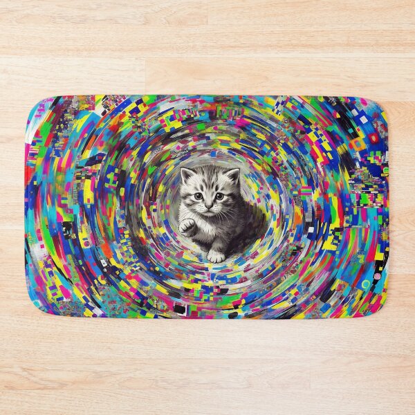 Item preview, Cute Gray Kitten in Big Data designed and sold by M-Y-A-R-T-.