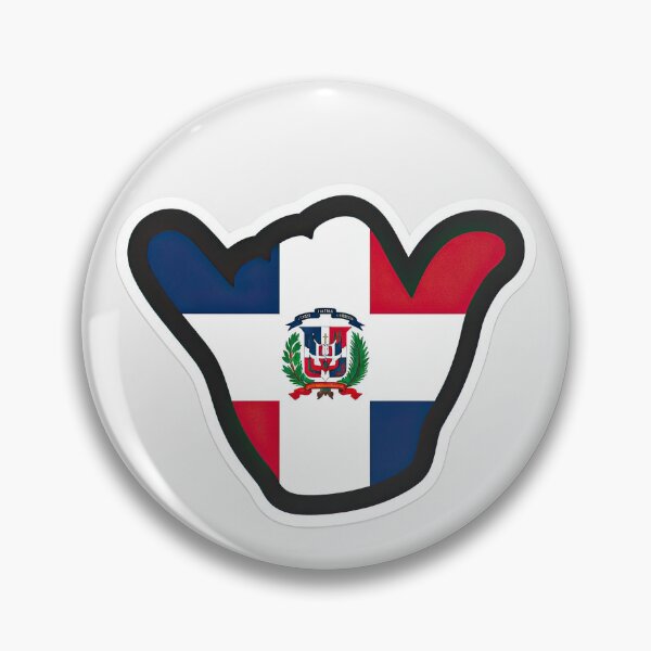 Item preview, Dominican Republic Shaka Flag designed and sold by ShakaLife.org.
