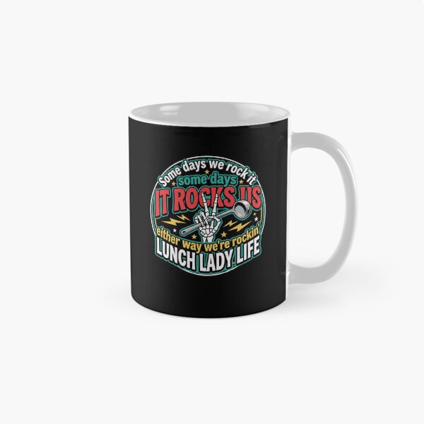 Item preview, Some Days We Rock It Lunch Lady Life Back to School Funny designed and sold by clothesy7.