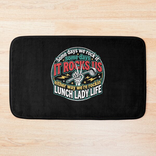 Item preview, Some Days We Rock It Lunch Lady Life Back to School Funny designed and sold by clothesy7.