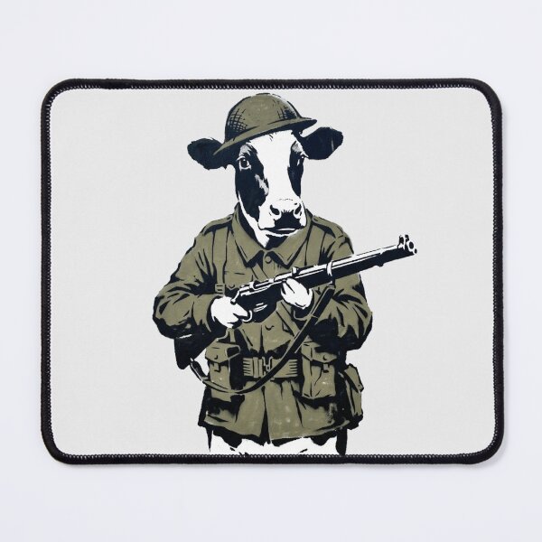 Item preview, World War Cow Soldier designed and sold by Joako Zeta.