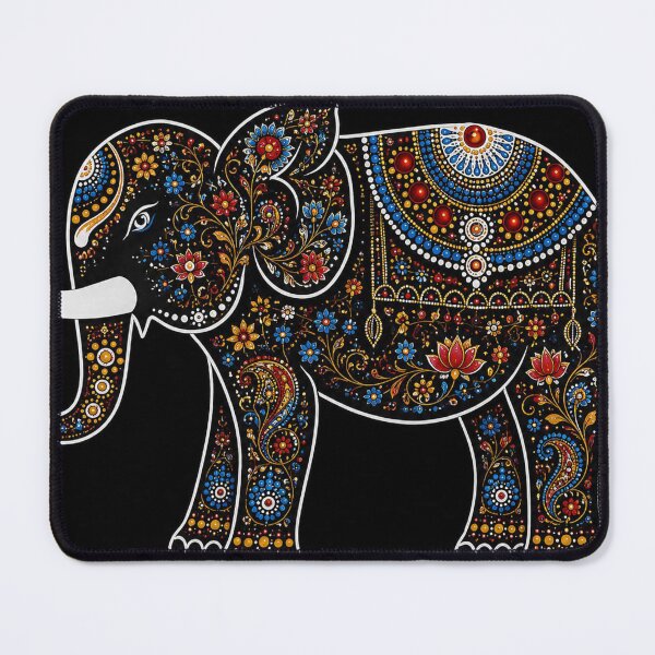 Item preview, Handcrafted Elephant Folk Art Design designed and sold by WorldBEST24.