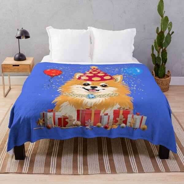 Item preview, Cute Pomerian Birthday Party Clebration designed and sold by DidiDesignShop.