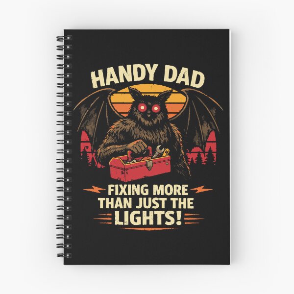 Item preview, Mothman Father Retro Sunset – Fixing More Than Just the Lights designed and sold by Jokerstyle.
