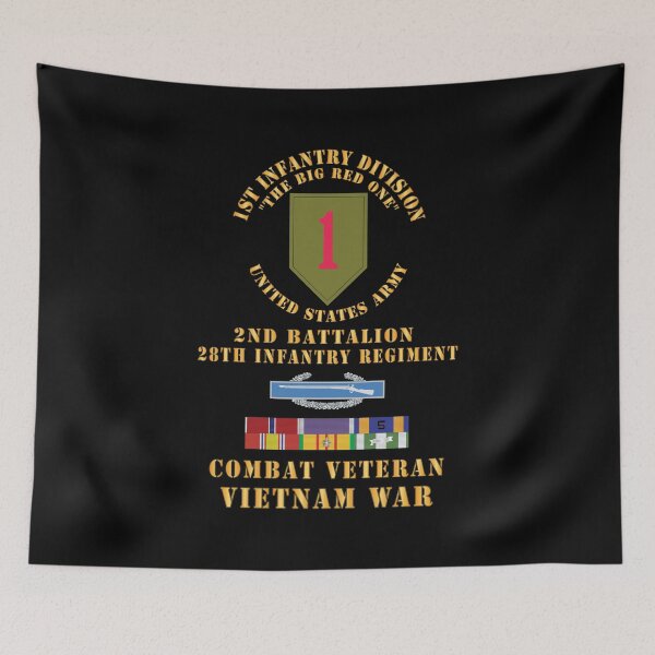 Item preview, Army  - 1st Infantry Division - 2nd Bn, 28th Inf Regiment - Vietnam War designed and sold by Military Insignia Products.