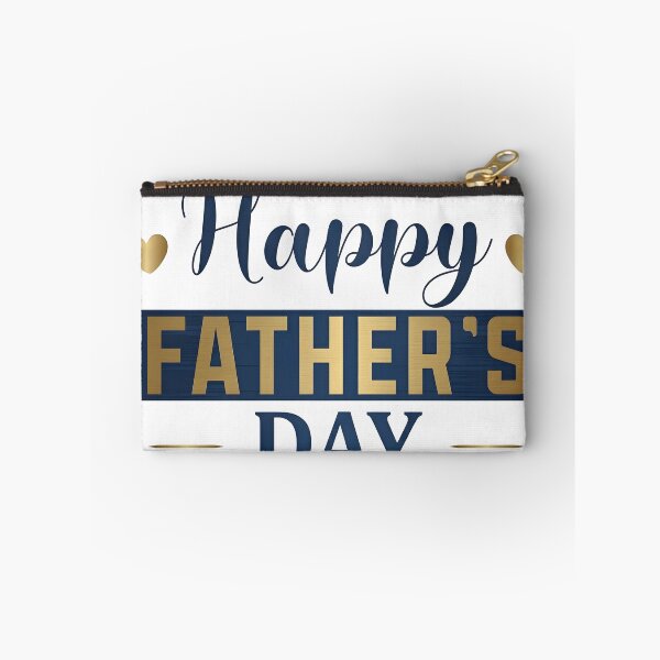 Item preview, Happy Father's Day Gift — Elegant Gold & Navy Blue Typography Design for Dad designed and sold by SideKickCreates.