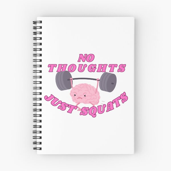 Item preview, No thoughts just squats designed and sold by ArtsyAviation.