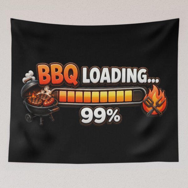 Item preview, BBQ Loading 99% – Funny Grill Design for Dad | Father’s Day BBQ Gift designed and sold by MartBook.