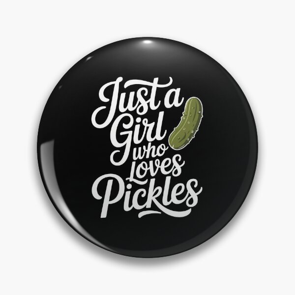 Item preview, Just a Girl Who Loves Pickles designed and sold by jkrphoto.