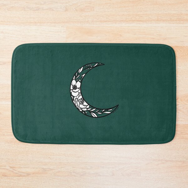 Item preview, Emerald Green - A Little Witchy Magnolia Moon - Black and white -  By Bree Craft Designs designed and sold by breecraftdesigns.
