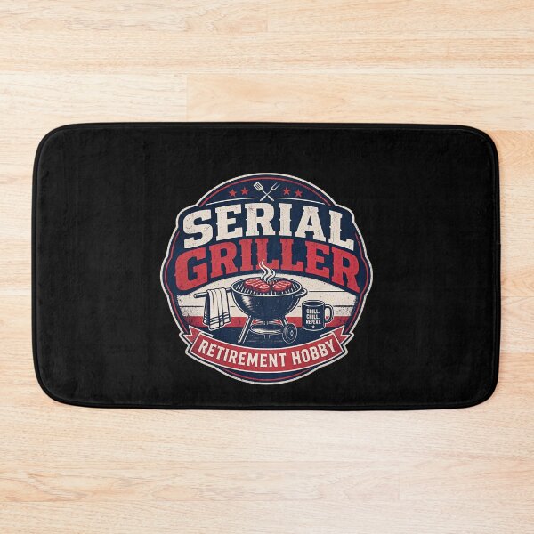 Item preview, Serial Griller – Retirement Hobby designed and sold by FreshPixelArt.