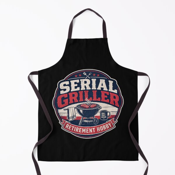 Item preview, Serial Griller – Retirement Hobby designed and sold by FreshPixelArt.